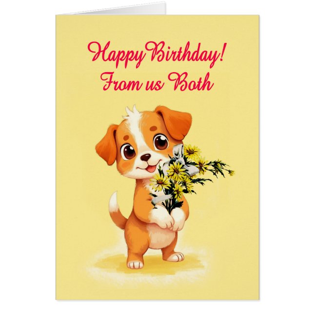 Von uns sowohl GeburtstagWelpen als auch Blume (Vorne)
