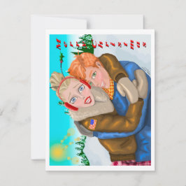 Von uns zu Dir Weihnachts-Grußkarte Karte