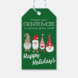 Von unserem Gnome zu Ihrem mit Liebe vom Urlaub Geschenkanhänger