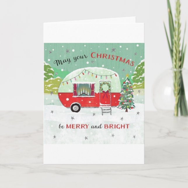 VON "UNSEREM KAMPER" KRISTMAS GREETINS KARTE (Vorderseite)