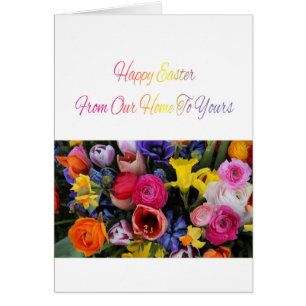 Von unserem Zuhause Happy Oaster Springblume-Bouqu