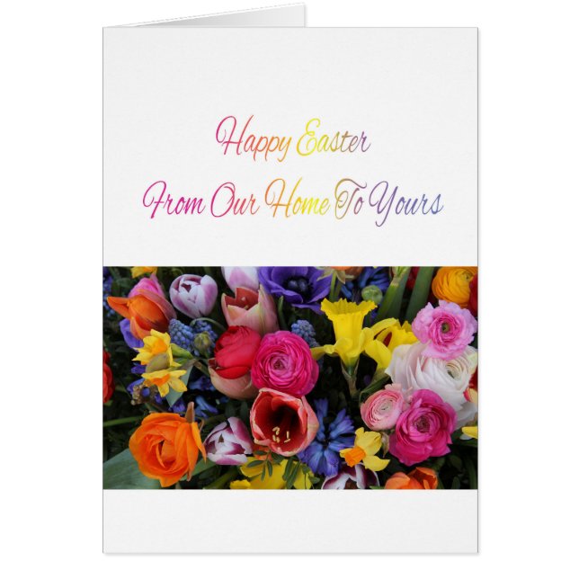 Von unserem Zuhause Happy Oaster Springblume-Bouqu (Vorne)