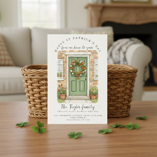 Von unserem Zuhause zu Ihrem St. Patricks Tag  Feiertagskarte