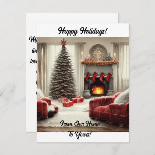 Von unserer Zuhause auf Ihre Feiertagskarte