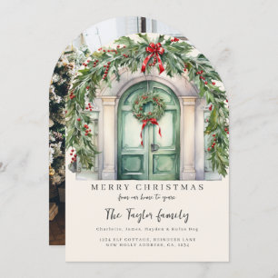 Von unserer Zuhause bis zur Weihnachtskarte Einladung