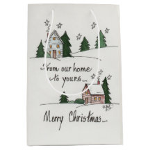 "Von unserer Zuhause" Gruß Vintage Zuhause Wasserf