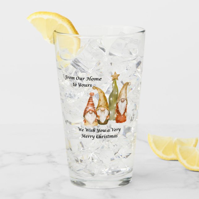 Von unserer Zuhause zu Ihrer auf Glas (Vorderseite Ice)