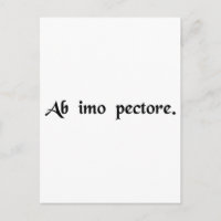 Von unten in der Brust