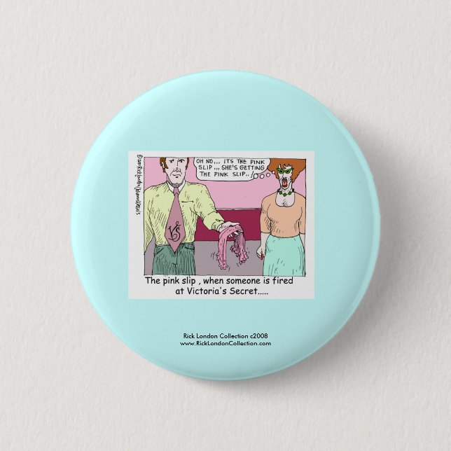 Von Victoria Secret Cartoon (Viktoria Secret) Button (Vorderseite)