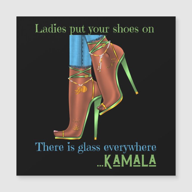 Von Vizepräsident Kamal Harris 2024 Magnetkarte (Vorderseite)