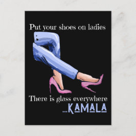 Von Vizepräsident Kamal Harris 2024 Postkarte