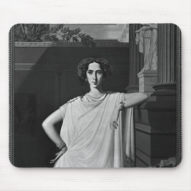 Von von Tragödie oder, Porträt von von Rachel, Mousepad (Vorne)