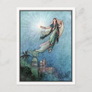 Von Warwick Goble Bengalische Volksgeschichten Postkarte