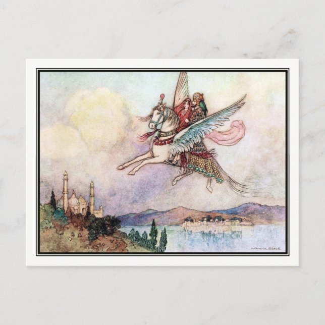 Von Warwick Goble Bengalische Volksgeschichten Postkarte (Vorderseite)