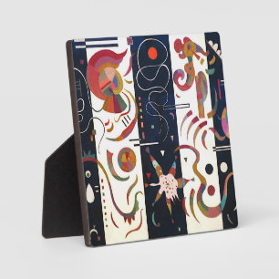 Von Wassily Kandinsky gestrichen Fotoplatte