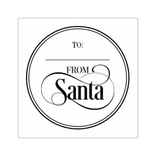 Von Weihnachts-Weihnachtskautschuk-Briefmarke Gummistempel