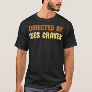 Von WES Craven Retro Text geleitet T-Shirt