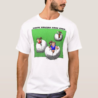 Von wo Golfspieler kommen T-Shirt