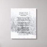 Von Woods Snowy Abend Robert Frost Gedicht stoppen