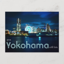 Von Yokohama Minatomirai mit Liebe Bay Port Japan Postkarte