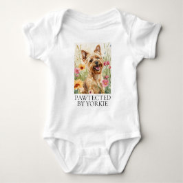 Von Yorkie Baby Bodysuit Gift gepflastert Strampler