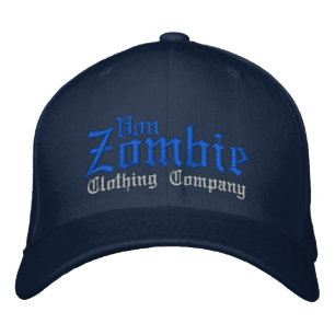 Von Zombie Skull Cap 001D Bestickte Kappe