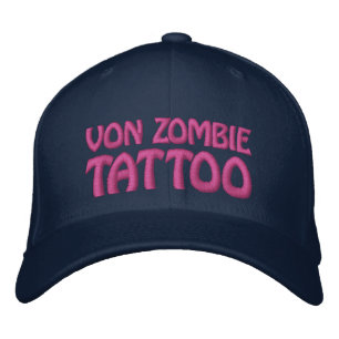 Von Zombie Tattoo 001BB Bestickte Kappe