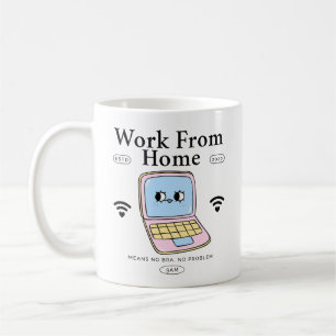 Von zu Hause arbeiten Kaffeetasse