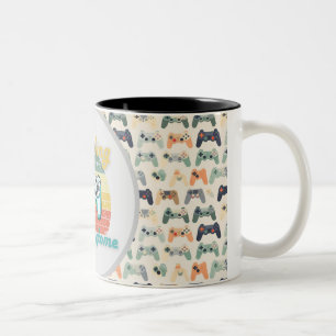 Von Zuhause aus arbeiten Zweifarbige Tasse