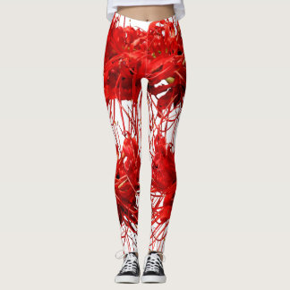 Vonflora Spider Lily Leggings Blume Leggings