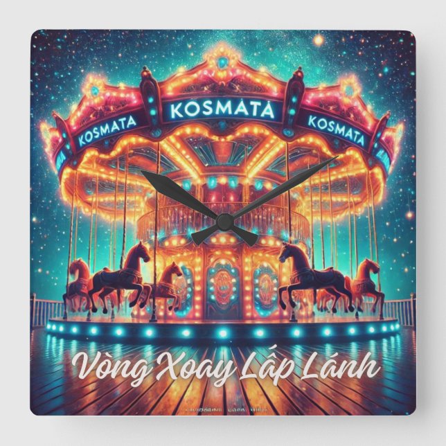 Vòng Xoay - Wanduhren (Vorderseite)