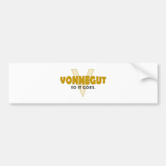 Vonnegut also es gehen autoaufkleber