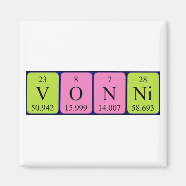Vonni Periodenmagnet Magnet (Vorne)