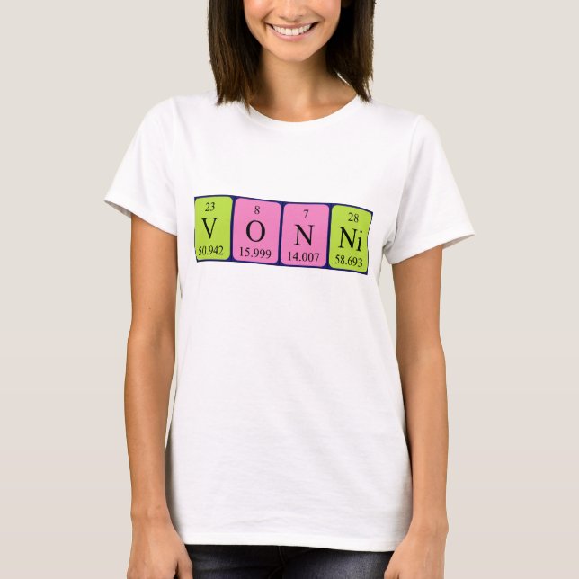 Vonni Periodenname Shirt (Vorderseite)