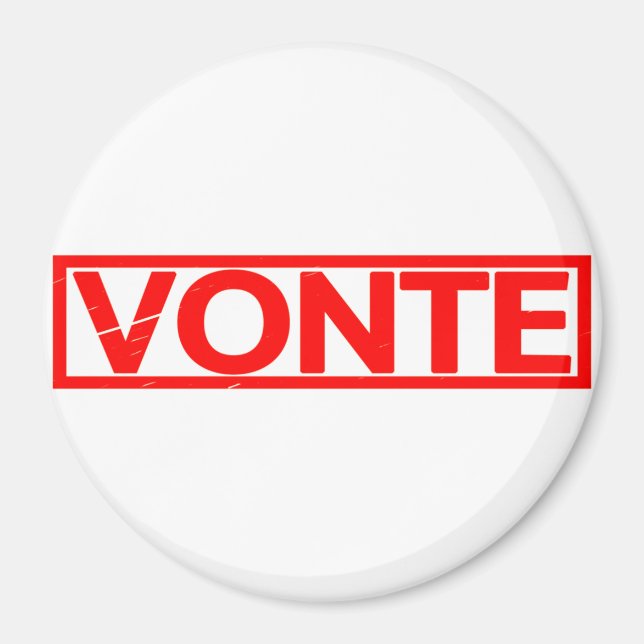 Vonte Briefmarke Magnet (Vorne)