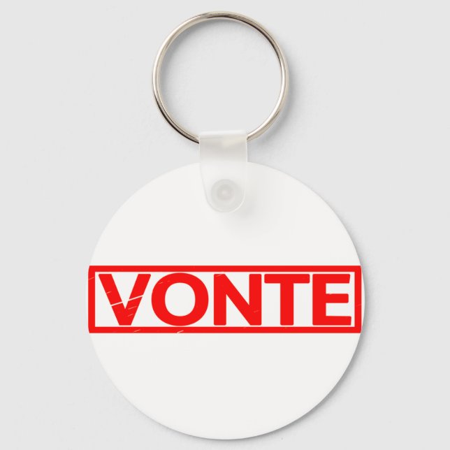 Vonte Briefmarke Schlüsselanhänger (Vorderseite)