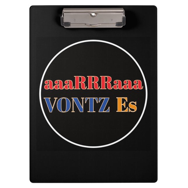 Vontz Es Klemmbrett (Vorderseite)