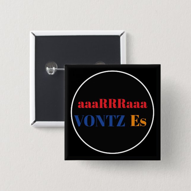 Vontz Es Knopf Button (Vorne & Hinten)