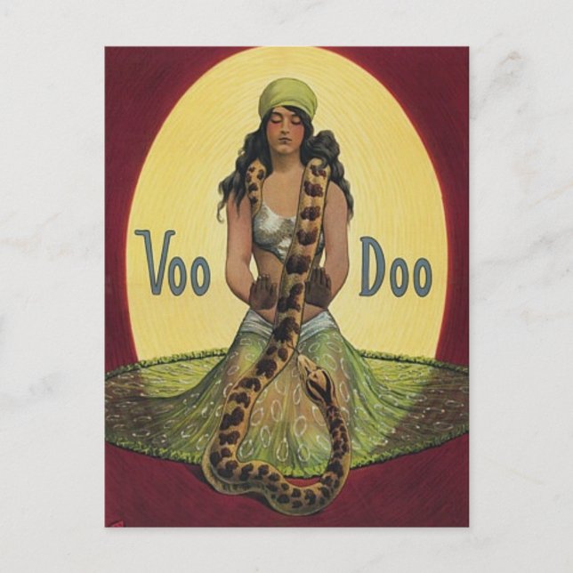 Voo Doo Postkarte (Vorderseite)