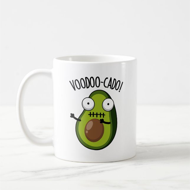 Voodoo-cado Funny Avocado Pub Kaffeetasse (Links)