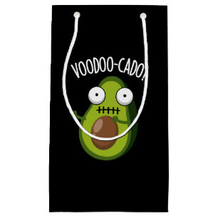 Voodoo-cado Funny Avocado Pun Dark BG Kleine Geschenktüte