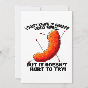 Voodoo Cheese Puff - Anti Trump Joke Einladung