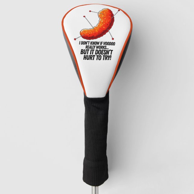 Voodoo Cheese Puff - Anti Trump Joke Golf Headcover (Vorderseite)