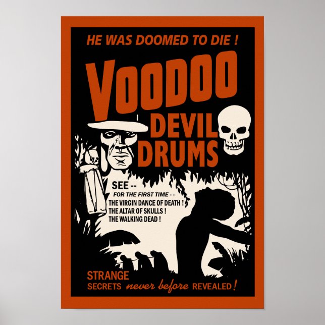 Voodoo Devil Drums - Man Poster (Vorne)
