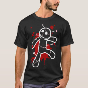 Voodoo Doll auf Black T-Shirt