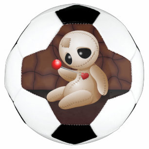 Voodoo Doll Cartoon in der Liebe Fußball