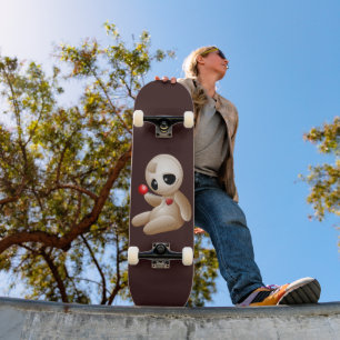 Voodoo Doll Cartoon in der Liebe Skateboard