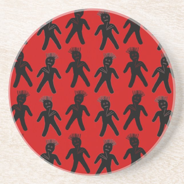 Voodoo Doll Getränkeuntersetzer (Vorne)