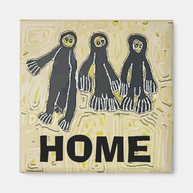 Voodoo Doll, komm mit uns, personalize Magnet (Vorne)
