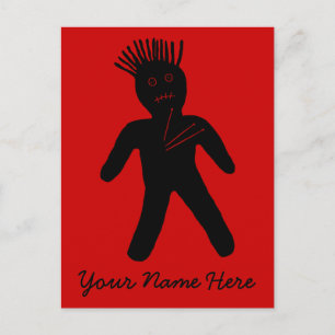 Voodoo Doll Postkarte